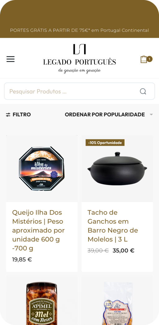 Héritage portugais, boutique en ligne d'huile d'olive, boutique en ligne de produits gastronomiques, produits portugais, ecommerce de produits portugais